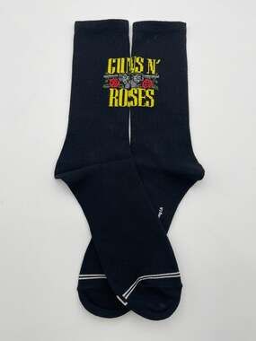 Guns N Roses Perri's Socks Black Red Yellow Medium 7-8.5 Gundam Merchandising